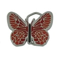 thumbnail image 1 of Butterfly Belt Buckle for 1.25" 1 1/4" Inches Wide Belt High Quality RED Women, 1 of 2