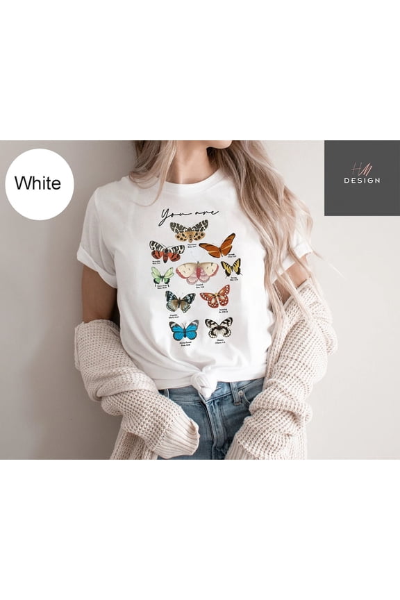 Butterfly Bible Verse T-Shirt, Inspirational Quotes, Religious Shirt, Christian Shirt, Motivational Tee, You Are Beautiful, Positive Sayings