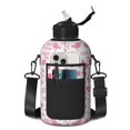 Butterfly and Bird Pink Pattern 74oz Half Gallon Water Bottle with ...