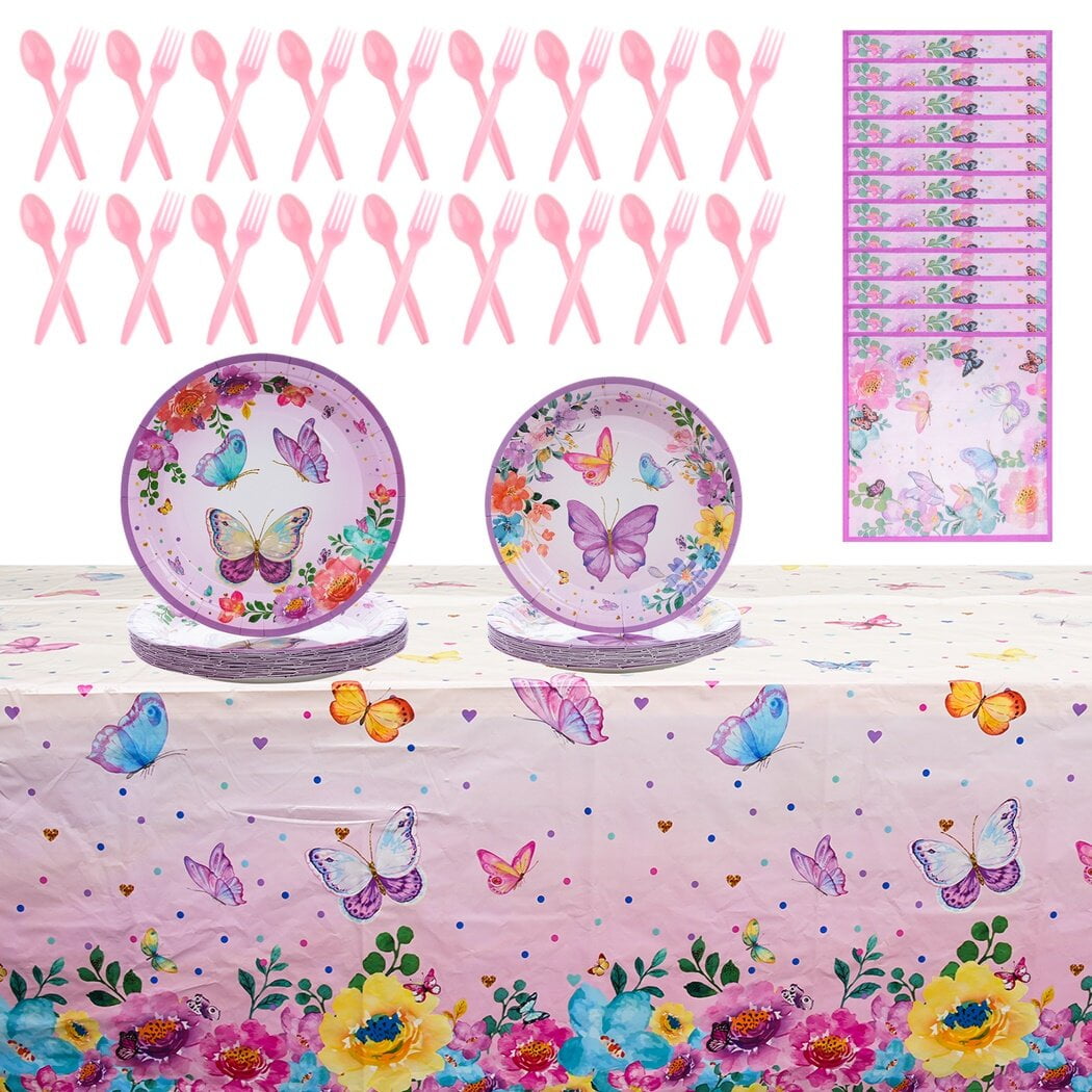 Sprinkles - Pastel Small Paper Plates (Multi-Color Pack) - Harlow & Grey -  Girls Mermaid Birthday Party Plates, Unicorn Party Tableware, Pastel Pink  Mint Purple Supplies, Happy Birthday Party Plates - GenWooShop