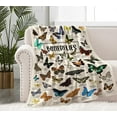 thumbnail image 1 of Butterfly Blanket for Boys Girls, Ultra Soft Butterfly Throw Blanket for Butterfly Lovers, Lightweight Cozy Kids Butterfly Gifts Blanket for Christmas Bed Couch Sofa 40x50in, 1 of 6