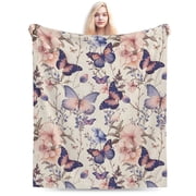 Butterfly Blanket Perfect for Couch 50x40