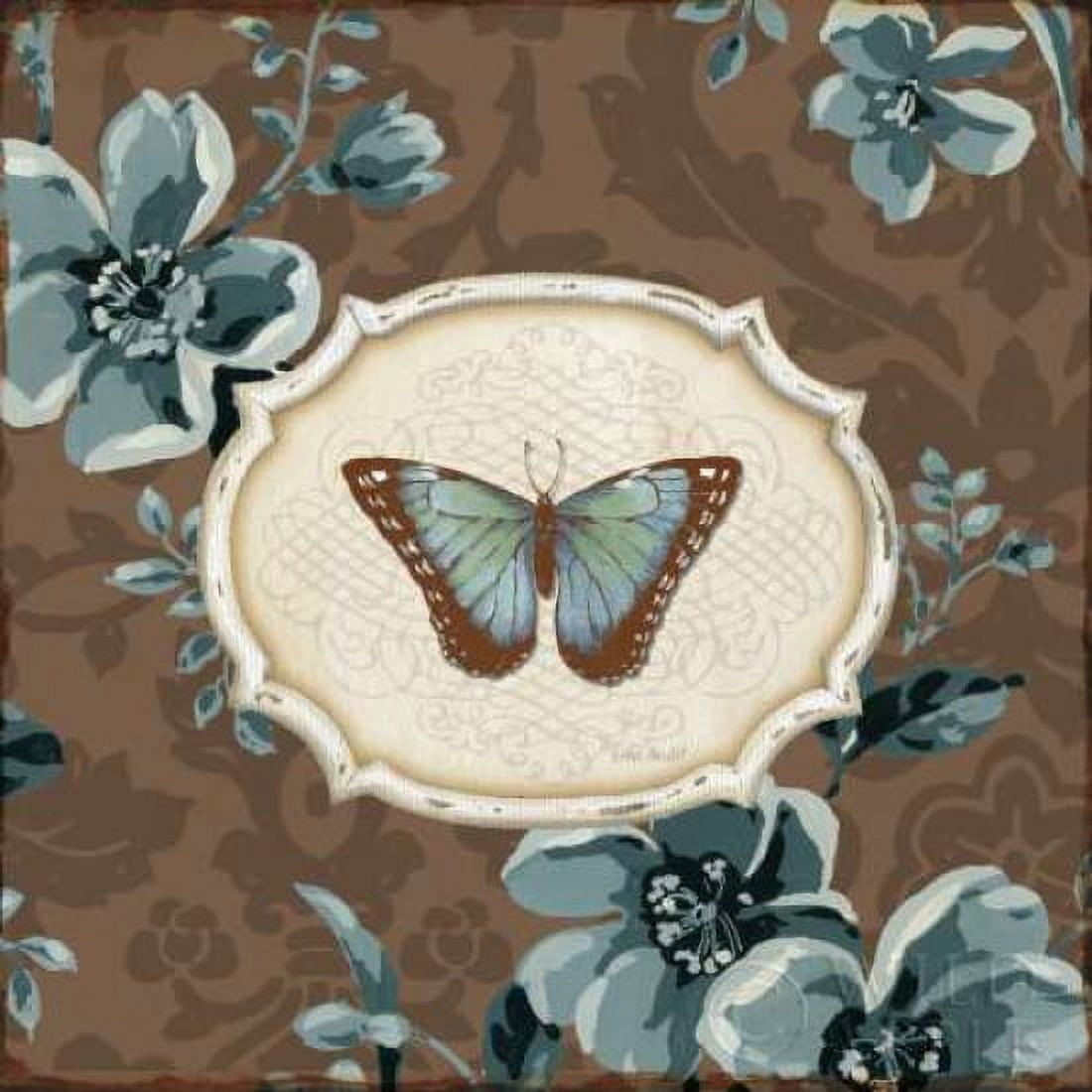 Butterfly Bliss III Canvas Art - Lisa Audit (24 x 24)