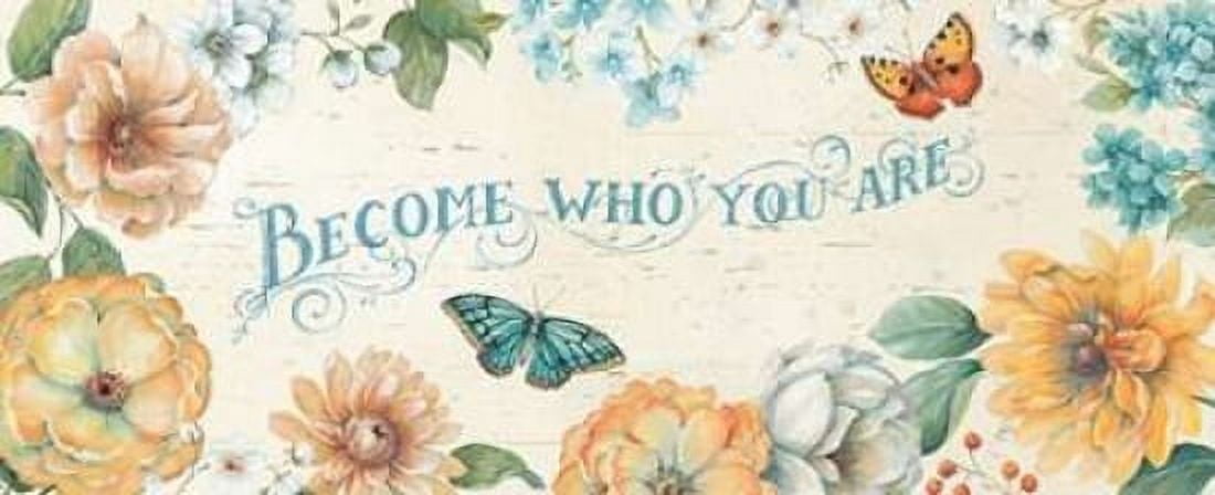 Butterfly Bloom V Canvas Art - Daphne Brissonnet (10 x 20)