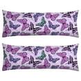 thumbnail image 1 of Butterfly Body Pillow Cover - Soft & Breathable, Hidden Zipper, 20"x54", Floral & Tropical Butterfly Print - Perfect Gift for Butterfly Lovers, Side Sleepers & Aesthetic Decor, 1 of 7
