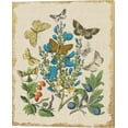 thumbnail image 1 of Butterfly Bouquet II Linen by Wild Apple Portfolio, Canvas Wall Art, 16W x 20H, 1 of 1