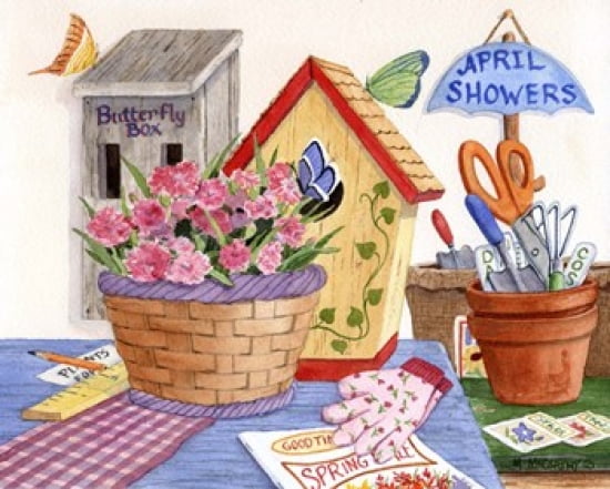 Butterfly Box Canvas Art - Maureen Mccarthy (20 x 16)