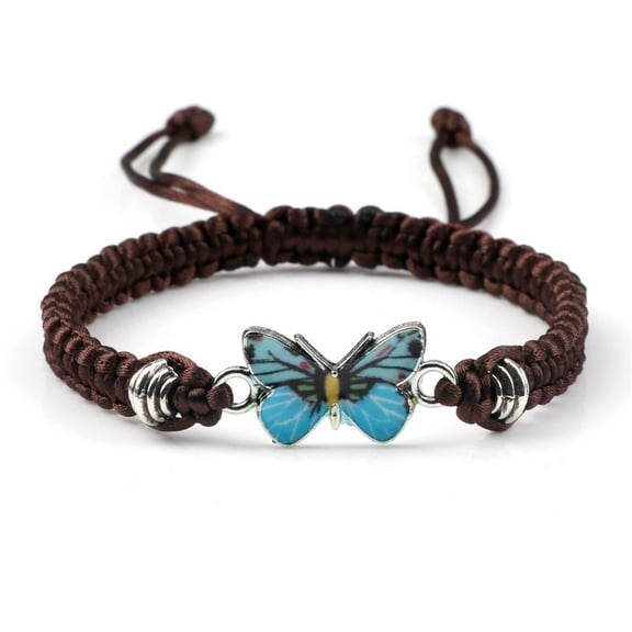 Butterfly Bracelets For Teen Girls Adjustable String Butterfly Bracelets For Women Cute Butterfly Charm Bracelets
