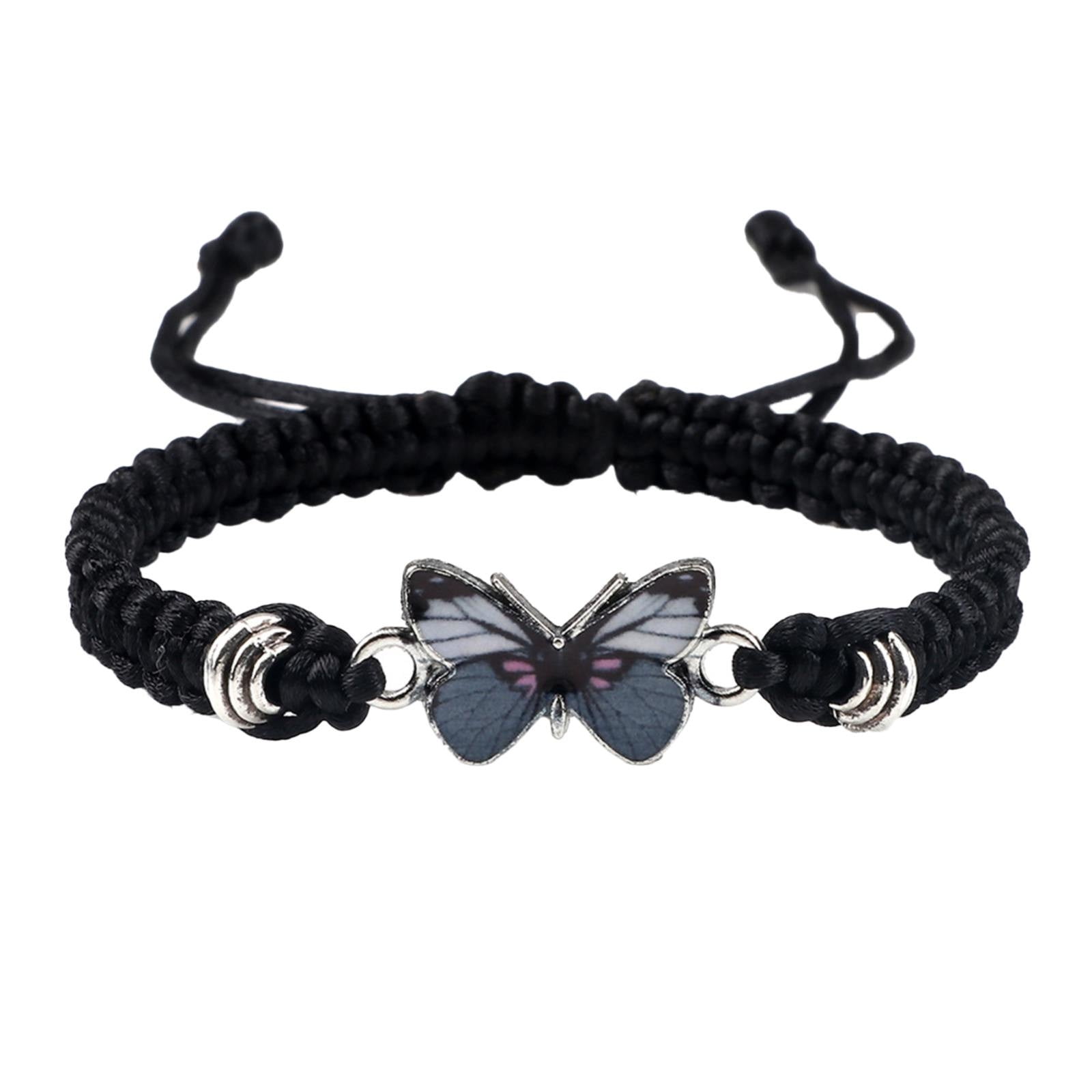 Butterfly Bracelets For Teen Girls Adjustable String Butterfly