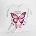 thumbnail image 1 of Butterfly Breast Cancer Ribbon Shirt, Butterfly Fighter Shirt ID-0629-UWLE, 1 of 10