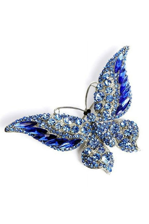 Butterfly Brooch Luxury Crystal Pin For Women Party Banquet Rhinestone Pins