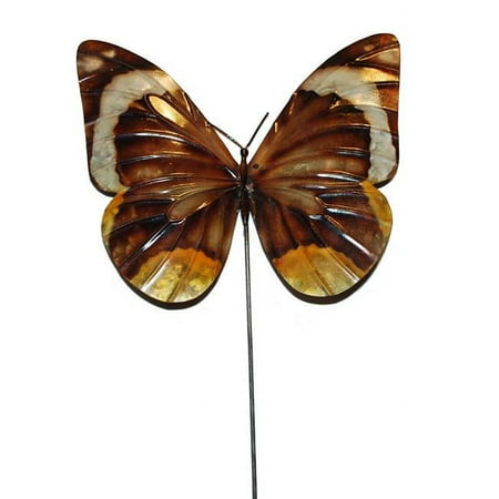 Butterfly Brown Garden Stake