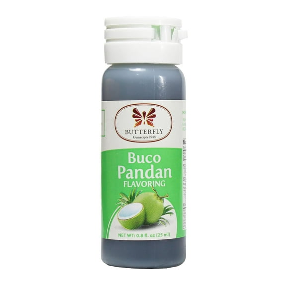 Butterfly Buco Pandan Flavoring Paste, 0.8 oz (25 ml), Pack of 1