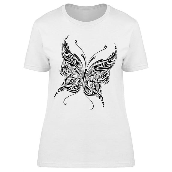 Butterfly Bug Art T-Shirt Women -Image by Shutterstock, Female 3X-Large