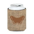 thumbnail image 1 of Butterfly Burlap And Brown Can Or Bottle  Hugger, 1 of 1