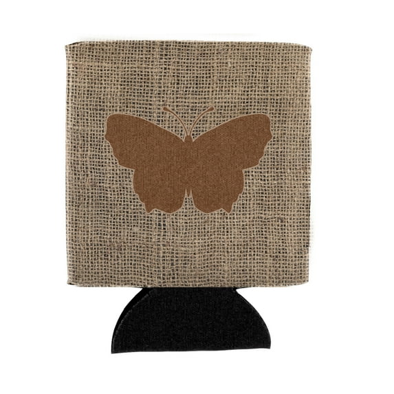 Butterfly Burlap and Brown BB1045 Can or Bottle Hugger