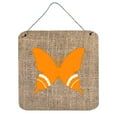 thumbnail image 1 of Butterfly Burlap and Orange BB1034 Wall or Door Hanging Prints, 1 of 1