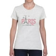 thumbnail image 1 of Butterfly C'est La Vie Paris T-Shirt Women -Image by Shutterstock, Female XX-Large, 1 of 4