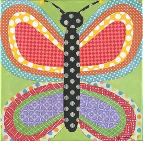 Butterfly Canvas Art - Alli Rogosich (24 x 24)