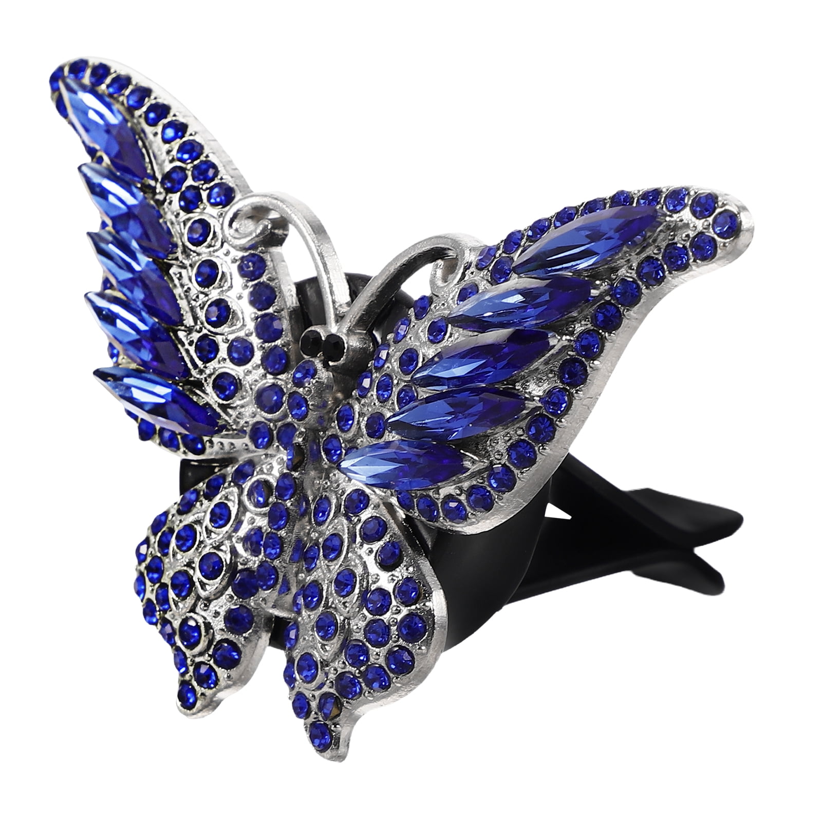 Butterfly Car Decals Air Vent Clip Pedal Mirror Rearview Heating Accessories Blue
