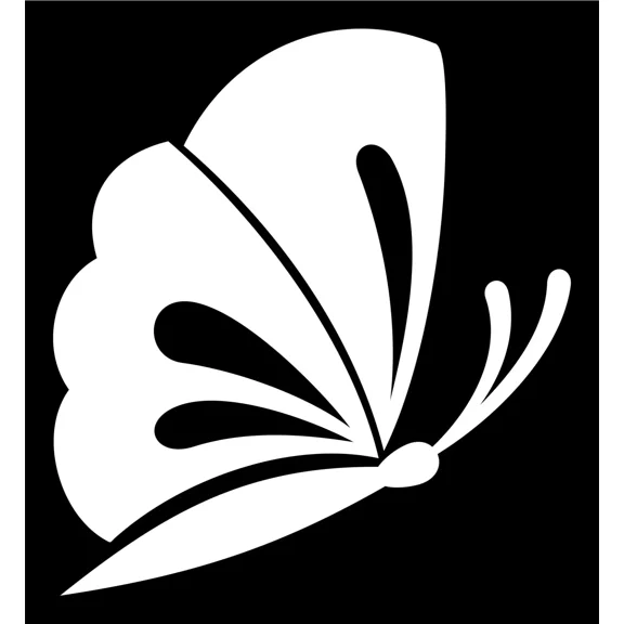 Butterfly Car Window Decal Sticker Laptop Wall Bumper Flat Surface Trailer Rv