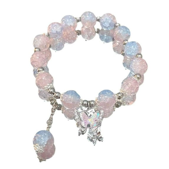Butterfly Chain Bracelet Moonlight Stones Lucky Beads Chain Girls Jeweller Holiday Deals