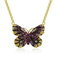 thumbnail image 1 of Butterfly Chain Pendant Necklace for Women Red Cubic Zirconia Ginger Lyne Collection, 1 of 4