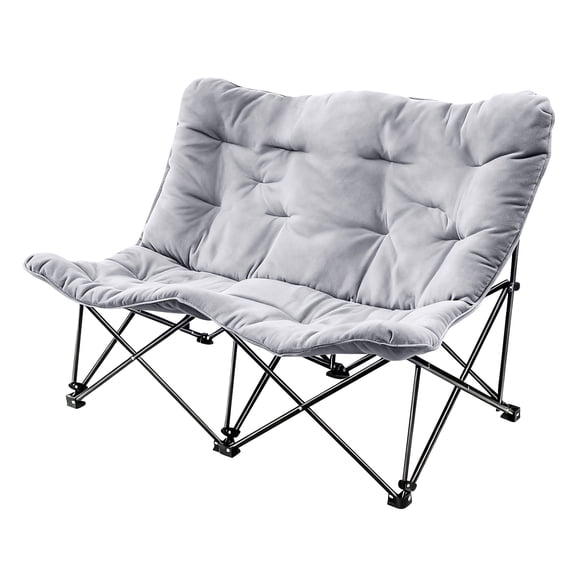 Butterfly Chair Oversized XL Camping Chairs for Adults Padded Folding Comfy Camp Chairs 300lbs Heavy Duty with High Back for Bedroom Living Room Dorm Rooms Outdoor Patio Lawn