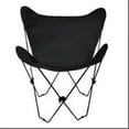 thumbnail image 1 of Butterfly Chair and Cover Combination With Black Frame, Black, 1 of 2
