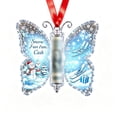 thumbnail image 1 of Butterfly Christmas Money Gift Ornament Butterfly Xmas Cash Decor, Acrylic Cash Holder with Built‑in Clear Compartment Holiday Wallets for Tree Window Car Gift for Family Friends, 1 of 7