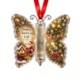 thumbnail image 1 of Butterfly Christmas Money Gift Ornament Butterfly Xmas Cash Decor, Acrylic Cash Holder with Built‑in Clear Compartment Holiday Wallets for Tree Window Car Gift for Family Friends, 1 of 7