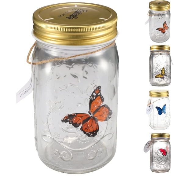 Butterfly Collection Jar, Butterfly in a Jar That Moves, Butterfly Collection Mason Jar, Animated Butterfly in a Jar
