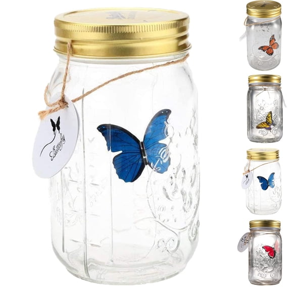 Butterfly Collection Jar, Butterfly in a Jar That Moves, Butterfly Collection Mason Jar, Animated Butterfly in a Jar