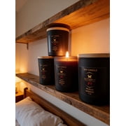 Butterfly Collections Empire 7 oz Peach Mango Scented Container Candles with Wood Cover Top