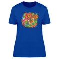 thumbnail image 1 of Butterfly Colorful Collage T-Shirt Women -Image by Shutterstock, Female XX-Large, 1 of 2