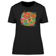 thumbnail image 1 of Butterfly Colorful Collage T-Shirt Women -Image by Shutterstock, Female x-Large, 1 of 2