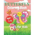 thumbnail image 1 of Butterfly Coloring Book for Kids: Ages 4-8, Children's Coloring Book, (Paperback), 1 of 1
