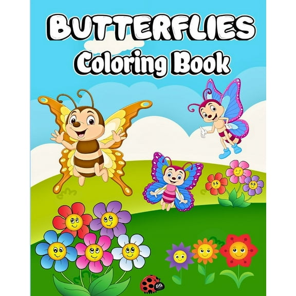 Butterfly Coloring Book for Kids: Easy-to-Color Perfect for Little Hands and Big Imaginations (Paperback)
