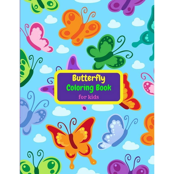 Butterfly Coloring Book for Kids, (Paperback)