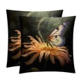 thumbnail image 1 of Butterfly Covers Pillows Set of 2 with Unique Patterns, Throw Pillow Inserts for Bed or Couch, Available in 16x16, 18x18, 20x20 Inches for Any Occasion, 1 of 6