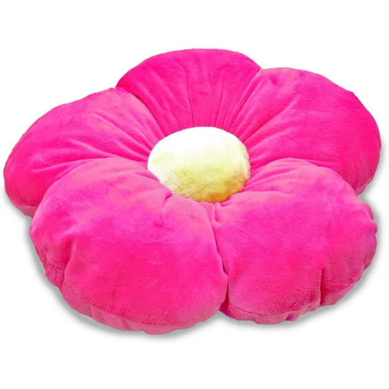 Flower Floor Pillow, Kids' Seating Cushion, 35in Diameter