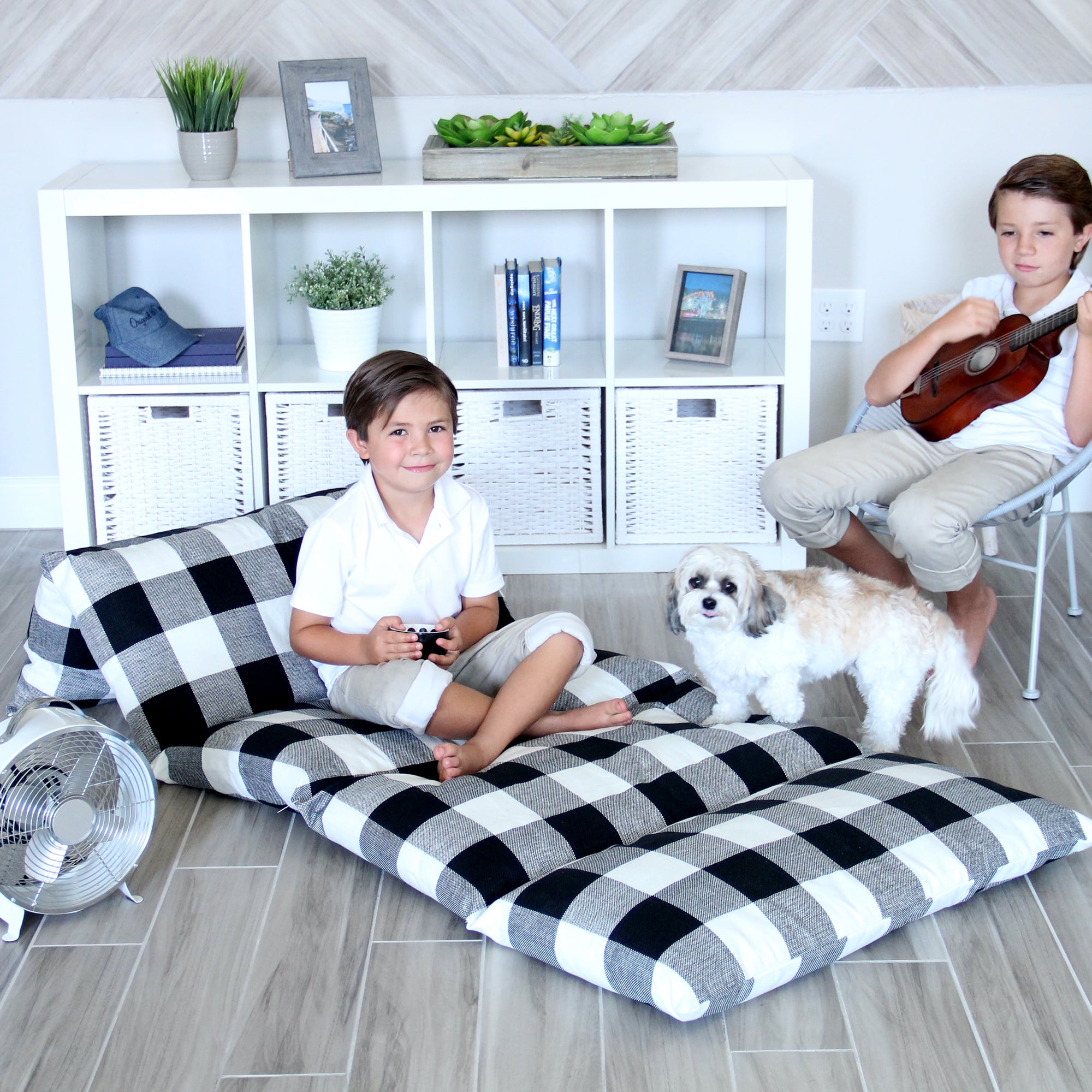 Butterfly Craze Floor Pillow Bed Lounger Cover, Cozy & Stylish Seating ...