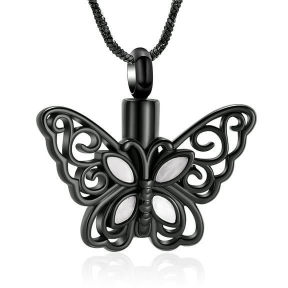 Butterfly Cremation Necklace for Ashes Memorial Keepsake Ashes Ashes Urn Pendant