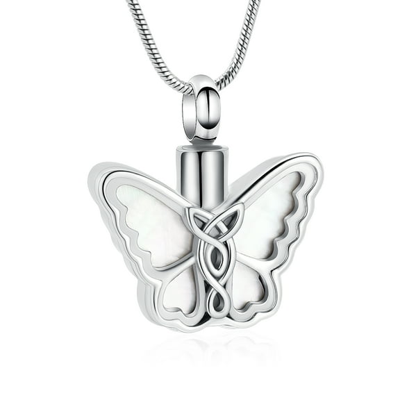 Butterfly Cremation Pendant Small Urns For Ashes Keepsake Urn Necklace