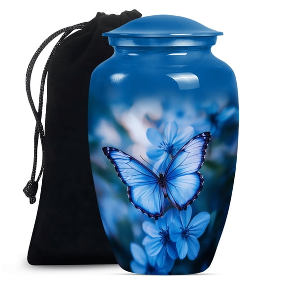 Butterfly Cremation Urns for Human Ashes, Urn for Ashes for Women, Urns for Human Ashes Adult Man, Large Urn for Ashes Adult Female (Size - 10inch)