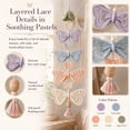 thumbnail image 1 of Butterfly Crochet Hanging DIY Kit Ornament, Garden Theme Indoor Pendant Decor Crochet Craft Kit with Yarn Crochet Hook and Instructions, Handmade Beginner Decorations for Window Porch Wall (A), 1 of 9