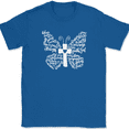 thumbnail image 1 of Butterfly Cross T-Shirt Christian Jesus Praise Worship God Text Tee - Royal Blue, 5XL, 1 of 1