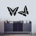 thumbnail image 1 of Butterfly Cute Butterflies Wings Silhouette Wall Sticker Art Decal for Girls Boys Kids Room Bedroom Nursery Kindergarten House Fun Home Decor Stickers Wall Art Vinyl Decoration Size (8x10 inch), 1 of 3