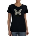thumbnail image 1 of Butterfly Daisy Free Soul T-Shirt Women -Image by Shutterstock, Female Large, 1 of 4