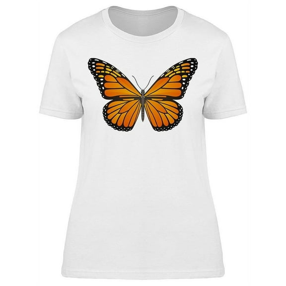 Butterfly Danaus Plexippus   T-Shirt Women -Image by Shutterstock, Female Large
